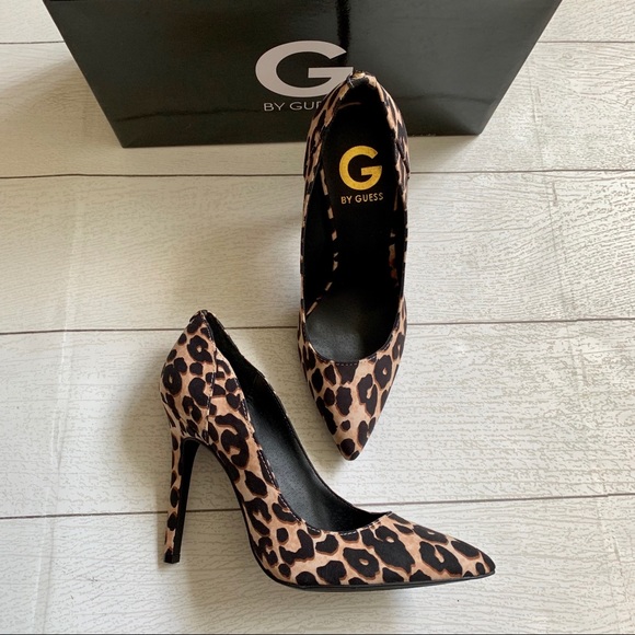 NIB G by Guess Leopard Print Pumps Cheetah - Picture 3 of 6